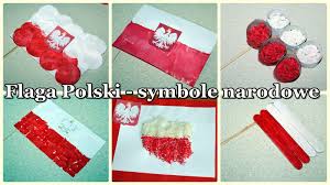 Kusiątka: Flaga polska - symbole narodowe